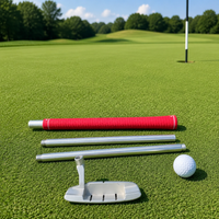 Aluminum Putter, Ambidextrous for Left and Right Handed Golfers, 84.5 cm, Non-slip Rubber Grip, 340g