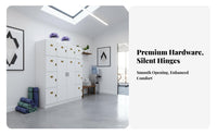 Lockable Doors Wooden Multi-Door Locker High Capacity Commercial Changing Cabinet Multi-Door Storage Locker Water-Resistant for Employees, Salon, Gym, Spa, Dormitory