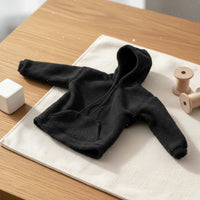 1:6 Scale Figure Hoodie Fleece-Like Pullover Hoodie Soft-Textured Surface Mini Sweatshirt Loose Fit