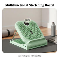Improves Flexibility Calf Stretching Board Non-Slip Surface Calf Stretcher Stable Design Adjustable Incline Board Heavy-Duty Construction for Runners, Athletes, Yogis, Physical Rehabilitation, Home Gym, Office