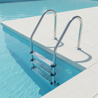 Non-Slip Pool Ladder Step Heavy-Duty Pool Ladder Step Textured Hardware Universal for Inground Pools