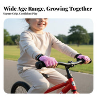 Non-Slip Grip Balance Bike Gloves Breathable Kids Cycling Gloves Shock-Absorbing for Girls, Toddlers, Biking, Outdoor Sports
