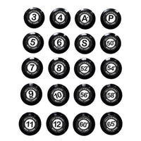 20 Pieces Golf Club Butt Cap Marker Fit Sports Accessory Prevents for Driving Range