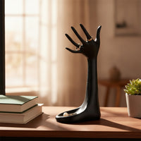 Hand Jewelry Display Resin Wrist and Finger Display Holder Countertop Band Holder with Tray for Vanity, Dresser, Boutique