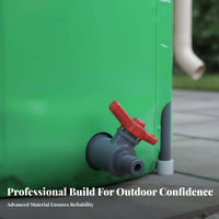 Foldable Rain Barrel Large Capacity Portable Rainwater Collector Weather-Resistant Use Portable Rainwater Collection System for Homeowners, Garden