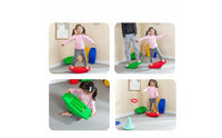 Multi-Functional Wobble Balance Board Lightweight & Portable Kids' Balance Board Non-Slip Surface Kids Teeter Totter Indoor & Outdoor Use for Preschoolers, Toddlers, Kindergarten, Playroom