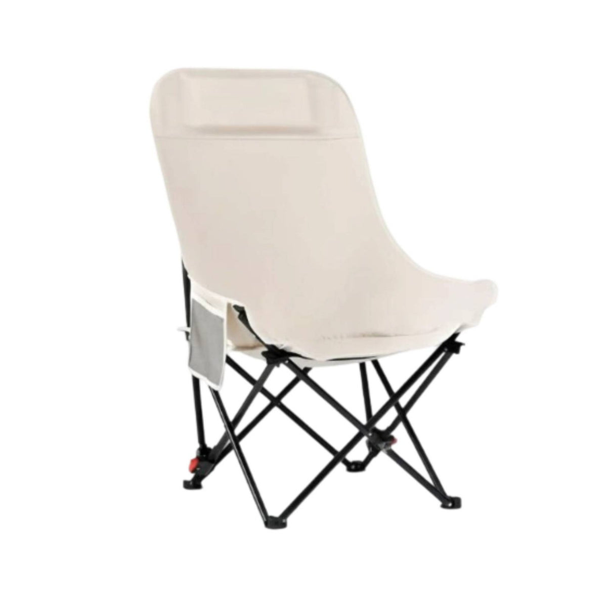 Foldable High-Back Moon Chair Lightweight Padded Moon Chair Stable Structure Camping Seat Heavy-Duty Frame for Campers, Families, Fishing, Picnic, Picnics, Backyard
