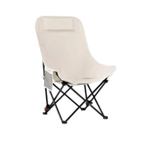 Foldable High-Back Moon Chair Lightweight Padded Moon Chair Stable Structure Camping Seat Heavy-Duty Frame for Campers, Families, Fishing, Picnic, Picnics, Backyard