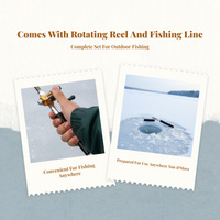 Mini Fishing Rod Portable Pen Set Kids Ice Fishing