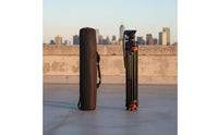 Portable Camera Tripod with Fluid Head Stable Support Fluid Head Tripod Fluid Motion Quick Release for Professionals, Live Broadcasting, Filming, Photography