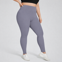 Gym Leggings for Women High Waist Compression with Hip Lifting Design, Plus Size up to 4XL Nylon Spandex Blend, Breathable for Pilates