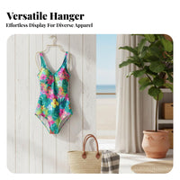 Golden Finish Bikini Display Hanger Sturdy Swimsuit Hanger Elegant Design for Boutique Owners, Beach Shop, Showroom