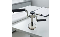 Textured Grips Hand-Crank Exerciser Adjustable Wrist Exercise Machine Metal Arms Suction Base Hand Exercise Device Rehabilitation for Seated Training