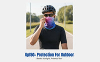 Cooling Ice Silk Cycling Headscarf, Outdoor Sports Headband, Summer Quick-Dry Sun Protection Neck Face Covering