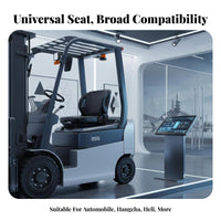 Universal Forklift Seat Long-Lasting Forklift Seat Assembly Comfortable Design Adjustable Position for Farmers, Warehouses