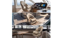Steering Seat High-Back Boat Seat with Bolster Upholstered Furniture for Boat