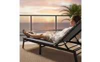 Mesh Reclining Chair Material Panel Woven Lounge Chair Cover with Eyelets Breathable Replacement Material with Cords Reinforced for Patio, Beach, Garden