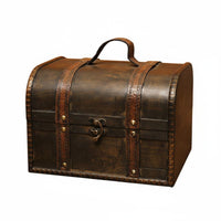 Wooden Treasure Chest Lockable Vintage Wooden Treasure Chest Portable