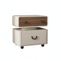 Modern Design cumulusShaped Cabinet Minimalist aesthetic Bedroom Furniture Drawer and Shelf Storage Nightstand long-lasting for Children, Homeowners, Apartment Dwellers, child's Room, Nursery, Playroom, Office