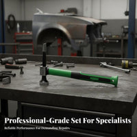 High Force Resistance Auto Body Repair Hammer Heavy Duty Sheet Metal Hammer Long-Lasting Steel Construction for Mechanics, Metalworking