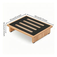 Under-Desk Footrest Textured Under Desk Footrest Comfortable for Students