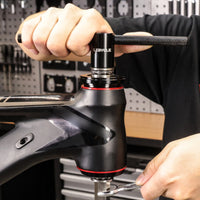 Aluminum Alloy Bottom Bracket Press Tool Stable Handle Headset Press-in Tool Labor-Saving Bike Repair Equipment Wear-Resistant for Cyclists, Workshop, Garage