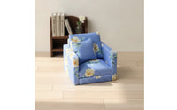 Miniature Armchair with Cushion Soft Dollhouse Armchair Boxy Furniture for Collectors