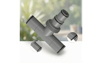 Pool Hose Connector with Sealing Rings Leak-Proof Pool Hose Connector T-Joint Compatible Universal
