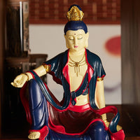 Resin Guanyin Figurine Meditative Guanyin Statue Sculpture Kwan Yin Figurine for Buddhists, Meditation Enthusiasts, Tea Room