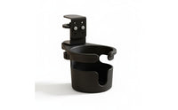 Space Saving Attach-on Cup Holder No Drilling Required Attach-on Desk Cup Holder Easy Installation Office Supply Anti-Slip Grip for Chair Armrest, Wheelchair, Treadmill