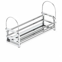 Hanging Flower Pot Rack Space-Saving Outdoor Decoration Sturdy Frame for Balcony