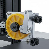 Helical Gear Filament Feeder Kit Wear Resistant Printer Filament Feeder Upgrade Kit Smooth Hardened Steel Double Drive Gears