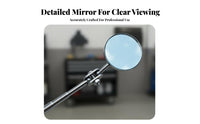 Telescoping Inspection Mirror Long-Lasting Stainless Steel Telescopic Inspection Mirror Distortion-Clear Reflection
