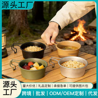 Outdoor Sierra Cup Multi-Function Container, Camping Cookware, Stainless Steel, Multicolor, Portable Set