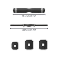 Adjustable Dumbbell with Square Plates Textured Grip for Fitness Aficionados