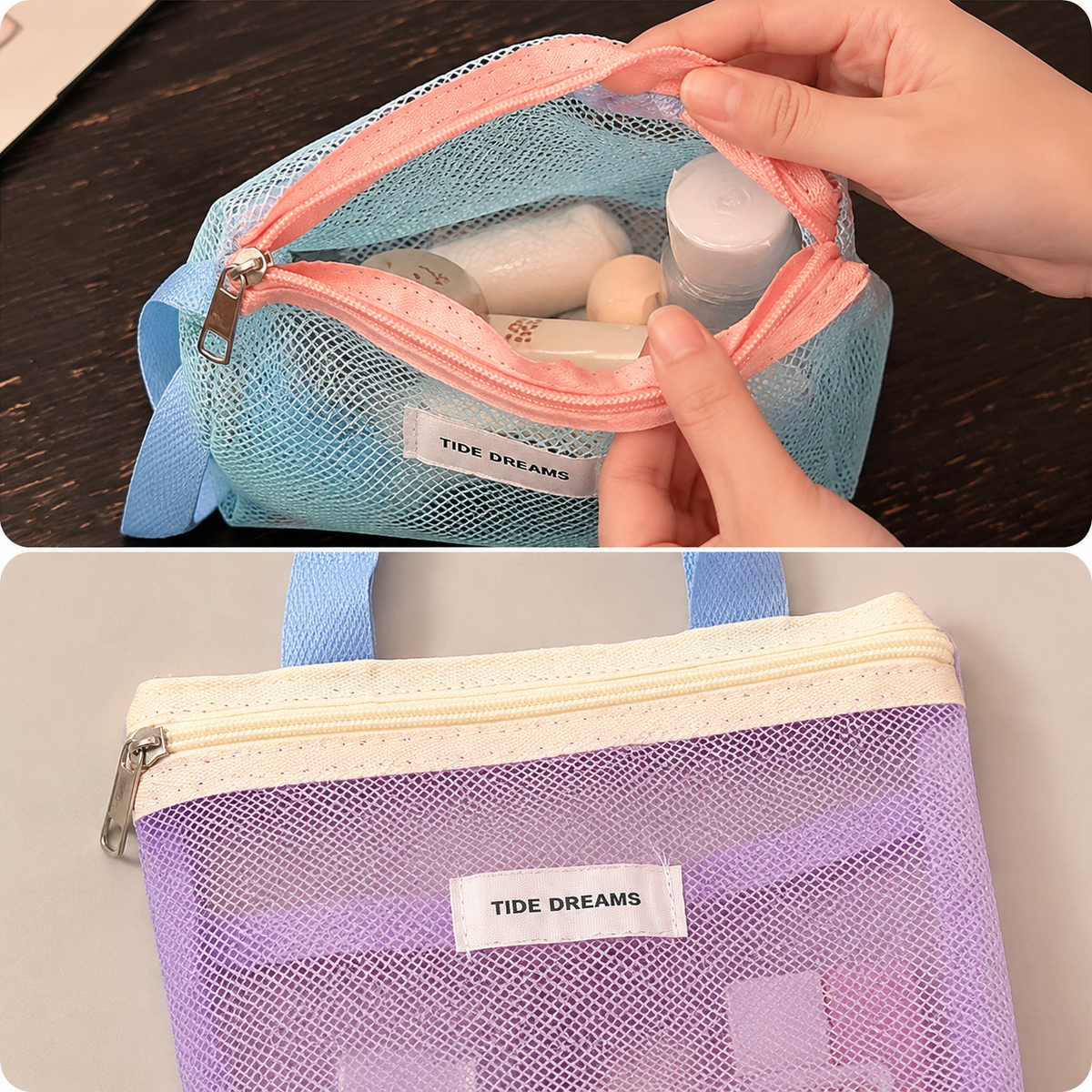 mesh tote bag