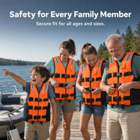 Adult & Child Portable Buoyancy Aid Life Vest for Fishing Boating Swimming