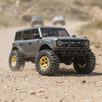 4 Pieces off-Terrain RC Crawler Wheel Set Knobby Crawler Wheels with Brass Hubs Aggressive Wheels with Tires Multi-Spoke for Hobbyists, Rock Crawling, Trail Running