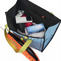 Large Capacity Tennis Racket Bag Cute Design Badminton Racket Bag Sturdy Fashion Accessory Lightweight for Women, Sports