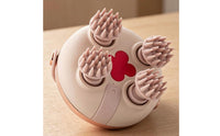 Stress Relief Red Light Treatment Head Massager Portable Electric Head Massager Rechargeable Handheld Scalp Stimulator Single-Button Control for Pets