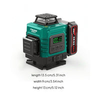 Green Laser Level Self-Leveling Automatic Laser Level Leveler Compact Tool High Visibility for Builders, Construction Site