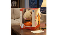 Stuffed Bunny with Carrot Giftable Stuffed Rabbit with Box Stuffed Rabbit Soft Stuffed Bunny Soft for Toddlers, Birthday Gifts