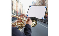 Marching Lyre Non-Slip Wind Instrument Music Lyre Limb Music Stand Universal Fit Fastening for Outdoor Performances, Processions