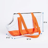 Pet Carrier Travel Bag for Cat Travel, Color Block Soft Sided Open Top Polyester Carrier Bag, Outdoors Pet Carrier with Sturdy Shoulder Strap