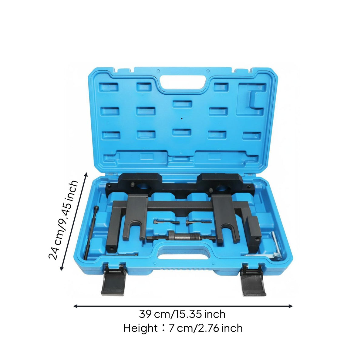 8 Pieces Includes Carrying Case N20 N26 Engine Timing Tool Anti-Rust Surface Camshaft and Flywheel Locking Set Wear-Resistance for Mechanics
