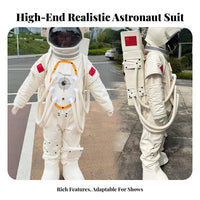 Fullfigure Coverage Cartoon Astronaut Costume Complete Set Astronaut externalfit Clear View Visor character costume Suit long-lasting for entertainers, Event Organizers, Performances, Promotional Events, Theme Parks, Conventions