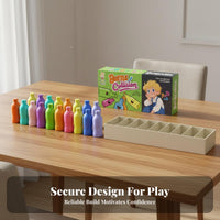 Bottle Guessing Game Logical Thinking Memory Matching Game Improves Focus Color and Pattern Puzzle for Kids, Classroom