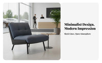 Minimalist Design Single Sofa Chair Modern & design Upholstered Tub Chair Soft Upholstery Seating Furniture long-lasting Frame for Interior Designers, Business Owners, Showroom, Reception Area, spa establishment, Hotel Lobby