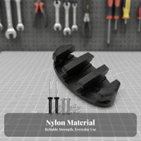 Black Boat Tether Base Textured Nylon Clamping Base Matte Finish