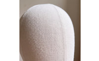 Mannequin Head with Wooden Base Hairpiece Stand with Wooden Base Compact for Milliners, Retailers, Styling Practice